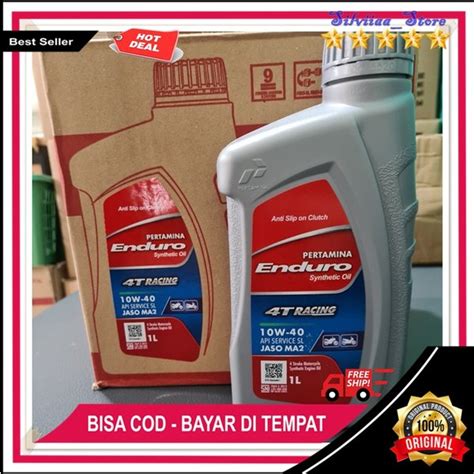 Jual Ori Oli Enduro Racing 4T SAE 10W 40 SL MA2 Jaso Oil Motor Enduro