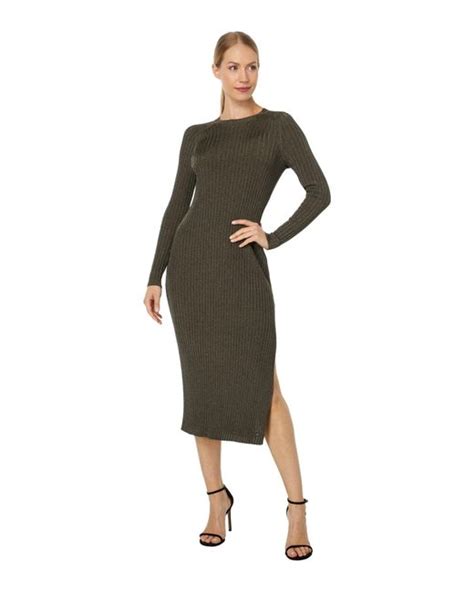 Ted Baker Sayrah Midi Knit Dress In Green Lyst