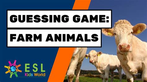 🐔guessing Game Farm Animals Guess The Farm Animals To Win Youtube