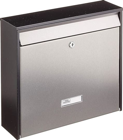 BURG WÄCHTER stainless steel mailbox A4 throw in format galvanized