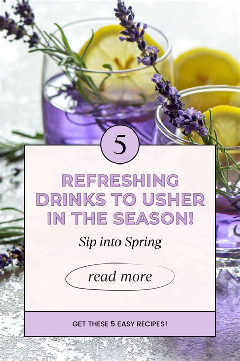 Sip Into Spring 5 Refreshing Drinks To Usher In The Season Hubpages