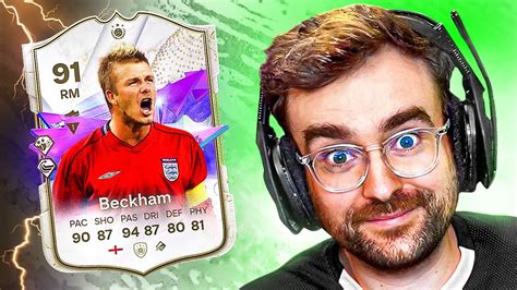 Fc Squad Builder Showdown Future Stars Icon David Beckham Youtube