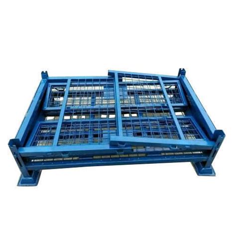 Mild Steel Foldable Pallet Container Capacity Approx 1000 Kg Rs 8000