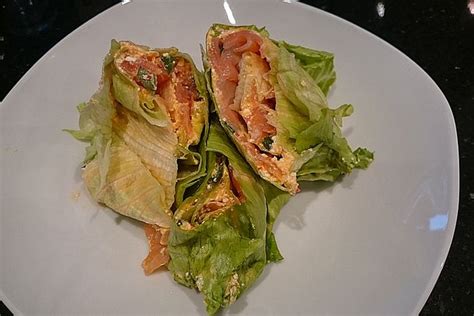 Salat Wraps Mit Lachs Von Silkeniklas Chefkoch