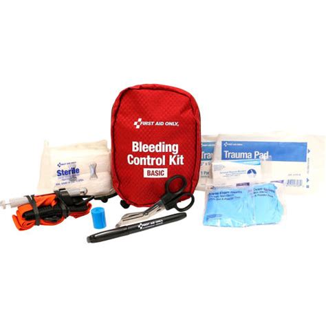 First Aid Only™ Basic Pro Bleeding Control Kit - high quality - Wound ...