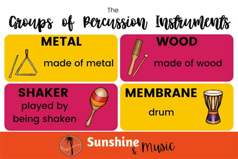 Percussion Family Instruments List