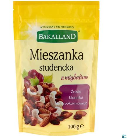 MIESZANKA ORZECHÓW BAKALLAND 100G Słodycze PlanetOffice