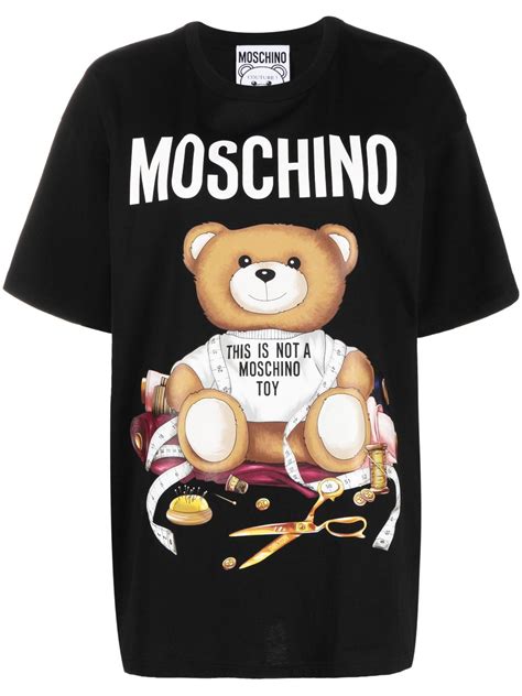 Moschino Oversized Teddy Bear Print T Shirt Farfetch