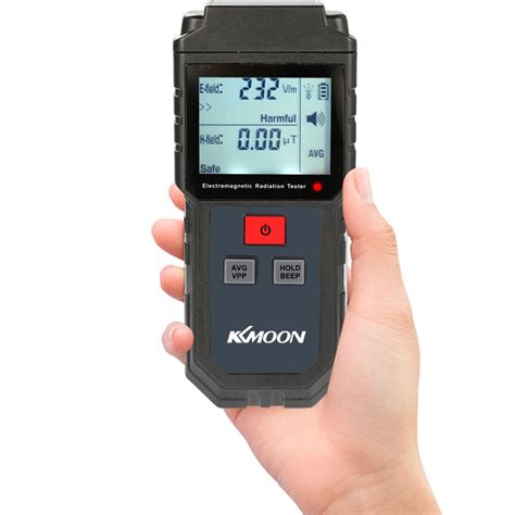 Kkmoon Handheld Digital Lcd Electromagnetic Radiation Tester Electric Field Magnetic Field