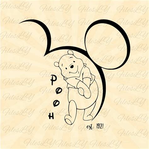 Winnie The Pooh Svg Pooh Svg Mickey Head Svg Mouse Svg V Inspire