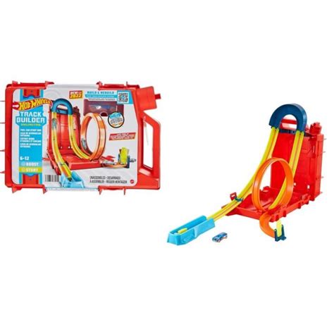 Categorías Hot Wheels Caja de Acrobacias en Forma de Bidón Track Builder Unlimited Incluye