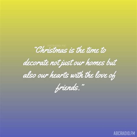 QUOTE ABOUT CHRISTMAS AND FRIENDS AbcRadio Fm