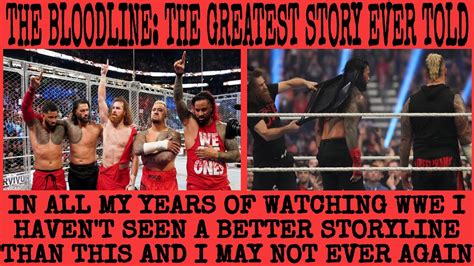 THE BLOODLINE THE GREATEST STORY EVER TOLD Wweraw Wwe Romanreigns