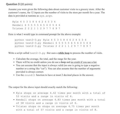 Solved Question Points Assume You Were Given The Chegg