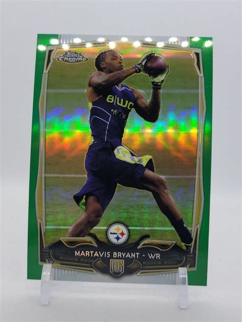 Topps Chrome Martavis Bryant Rookie Rc Green Refractor