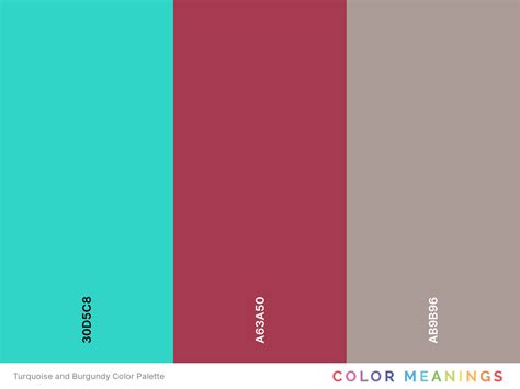 27 Colors That Go With Burgundy Color Palettes Color Meanings