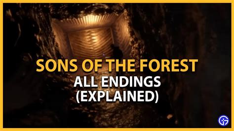 Sons Of The Forest All Endings Explained Gamer Tweak