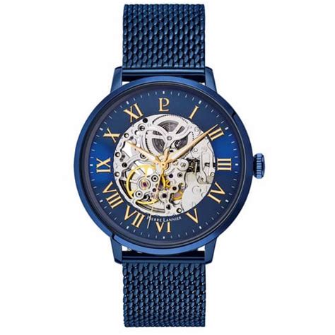 Montre Analogique Homme Pierre Lannier Acier Bleu B Cleor