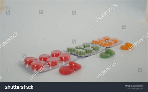 Fruity Colorful Throat Lozenges Package Stock Photo 2210088879 ...