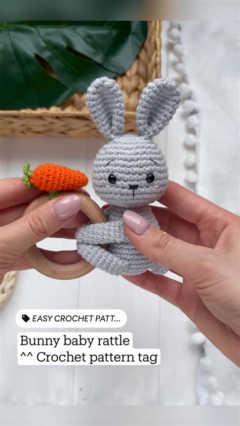 Bunny Baby Rattle Crochet Pattern Tag Artofit