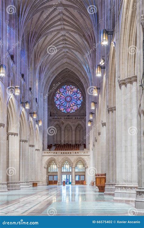 Interior View, National Cathedral, Washington, DC Editorial Photography ...