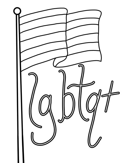 Printable Pride Coloring Pages