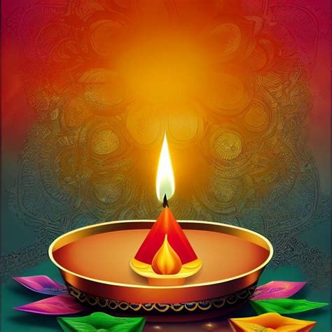 Free Happy Diwali Diya Poster Image | Happy diwali, Diwali greetings ...