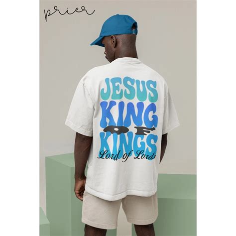 Camisetas Evangélica Jesus Rei Dos Reis Senhor Dos Senhores Blusa