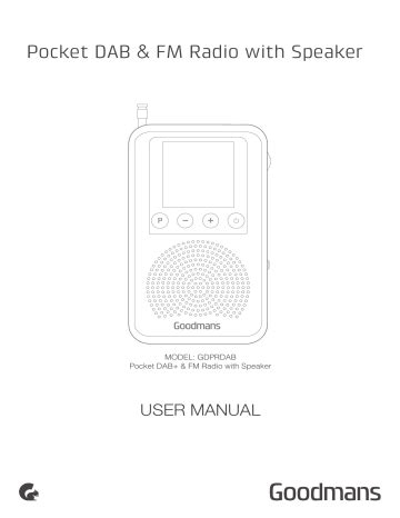 Goodmans Gdprdab Portable Dab Digital Radio User Manual Manualzz