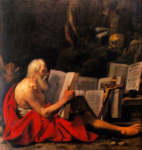 Nec Spe Nec Metu St Jerome Baroque Painting Artist