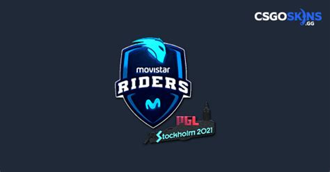 Sticker Movistar Riders Foil Stockholm 2021 CSGOSKINS GG