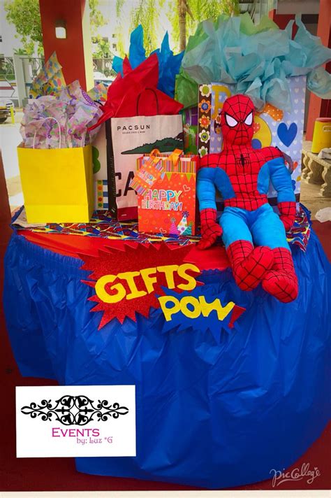 Introducir 61 Imagen Mesa De Regalos Spiderman Abzlocal Mx