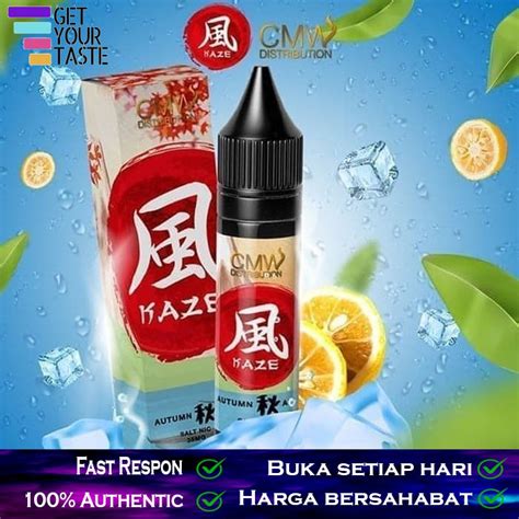 Jual Liquid Kaze Salt Autumn Aki Spiritzer Ice Lemon By Cmw Emkay