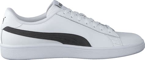 Puma Smash V2 L Puma White Puma Black Sko Til Enhver Lejlighed Footway