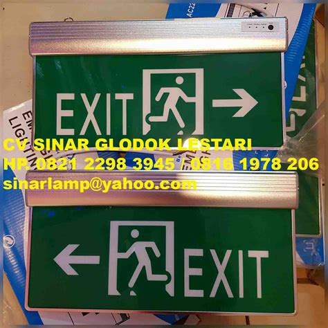 Lampu Emergency Exit