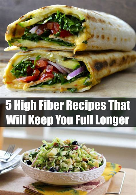 5 High Fiber Recipes That Will Keep You Full Longer SoFabFood High