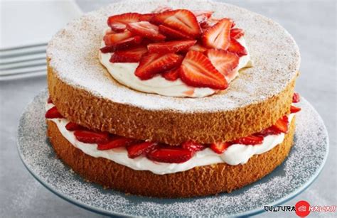 ᐈ Bizcocho Shortcake de Fresas 食 Recetas Japonesas