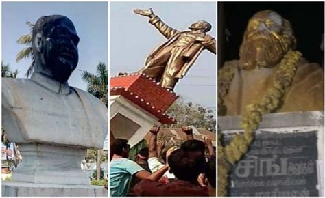 Statue For A Statue Now Syama Prasad Mookerjee Bust Vandalised In Kolkata