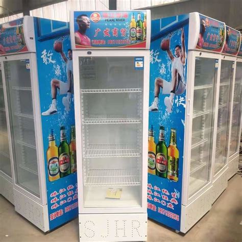 Supermarket Commercial Upright Glass Door Beverage Display Cooler