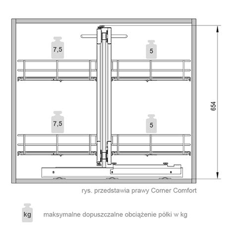 Cargo Corner Comfort Prawe Maxima Puro Mm Prowadnica Rejs