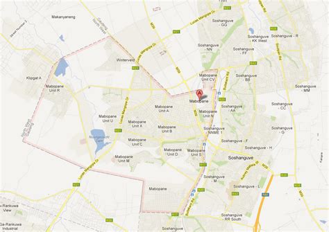 Mabopane Map And Mabopane Satellite Image