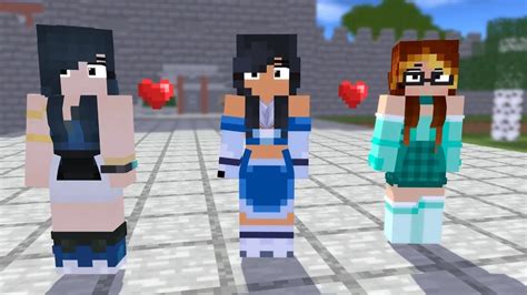 Aphmau Kc Kim Aaron Captured Love Meme Poi Poi Dance Herotonight Dance Minecraft