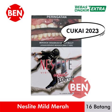 Jual Rokok Neslite Mild Merah Red 16 Batang Slop Pak Grosir Menthol