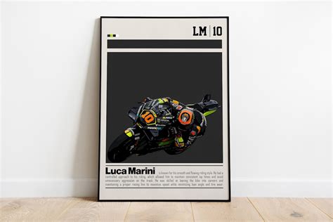 Digital Poster of Luca Marini Poster for Sports Fan Wall Art - Etsy