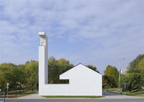 Church Congregation Hall By SAGRA Architects With A Towering Belfry