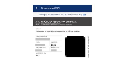 Crv Digital Saiba Como Emitir E Baixar O Documento