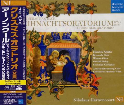 J S Bach Christmas Oratorio S NIKOLAUS HARNONCOURT CONCENTUS MUSICUS