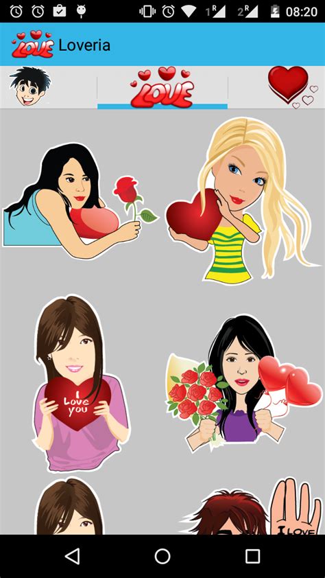 Loveria - Love Stickers For Whatsapp, Facebook:Amazon.ca:Appstore for ...