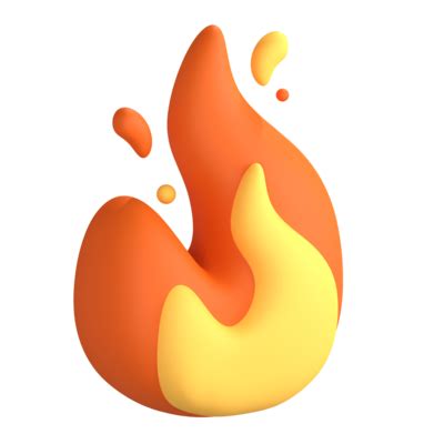 Fire Emoji PNGs for Free Download