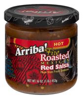 Arriba Hot Fire Roasted Mexican Red Salsa 16 Oz Walmart